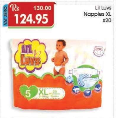 Lil Luvs Nappies XL x20