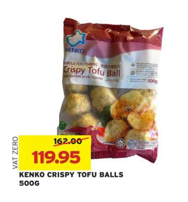 KENKO CRISPY TOFU BALLS 500G