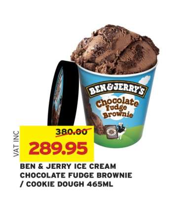 BEN & JERRY ICE CREAM