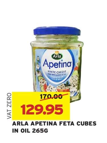 ARLA APETINA FETA CUBES IN OIL 265G