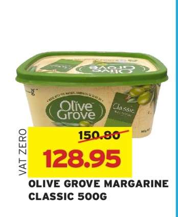 OLIVE GROVE MARGARINE CLASSIC 500G