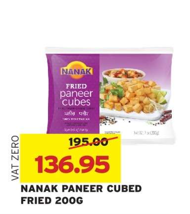 NANAK PANEER CUBED FRIED 200G