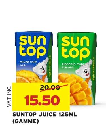 Suntop Juice 125ml (Gamme)