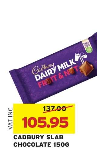 CADBURY SLAB CHOCOLATE 150G