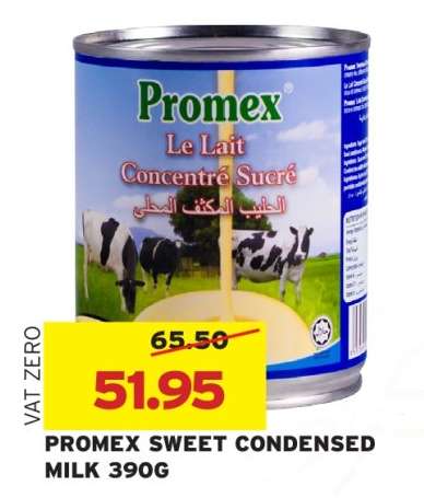 PROMEX SWEET CONDENSED MILK 390G