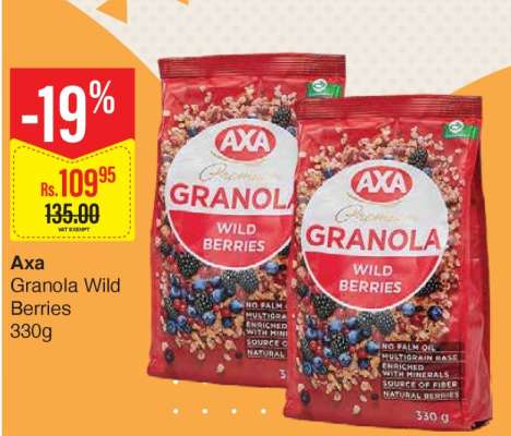 Axa Granola Wild Berries