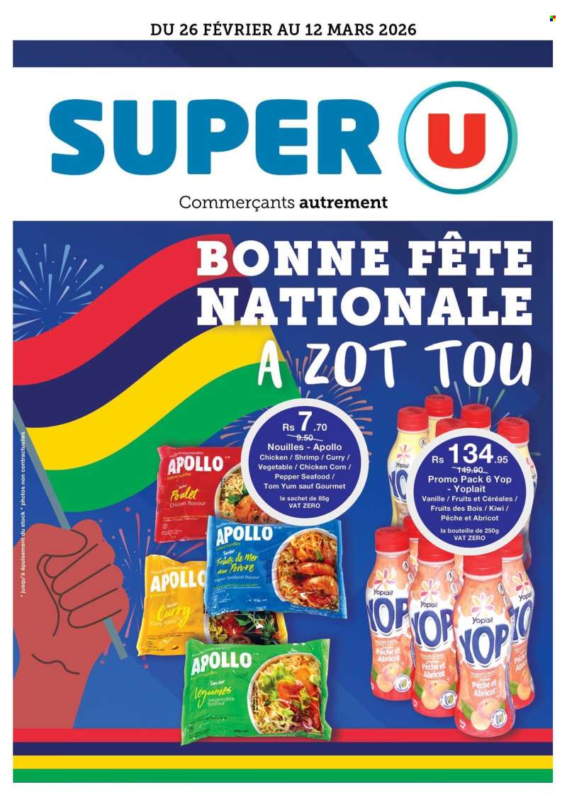 Super U Catalogue - 26.02.2026 - 12.03.2026.