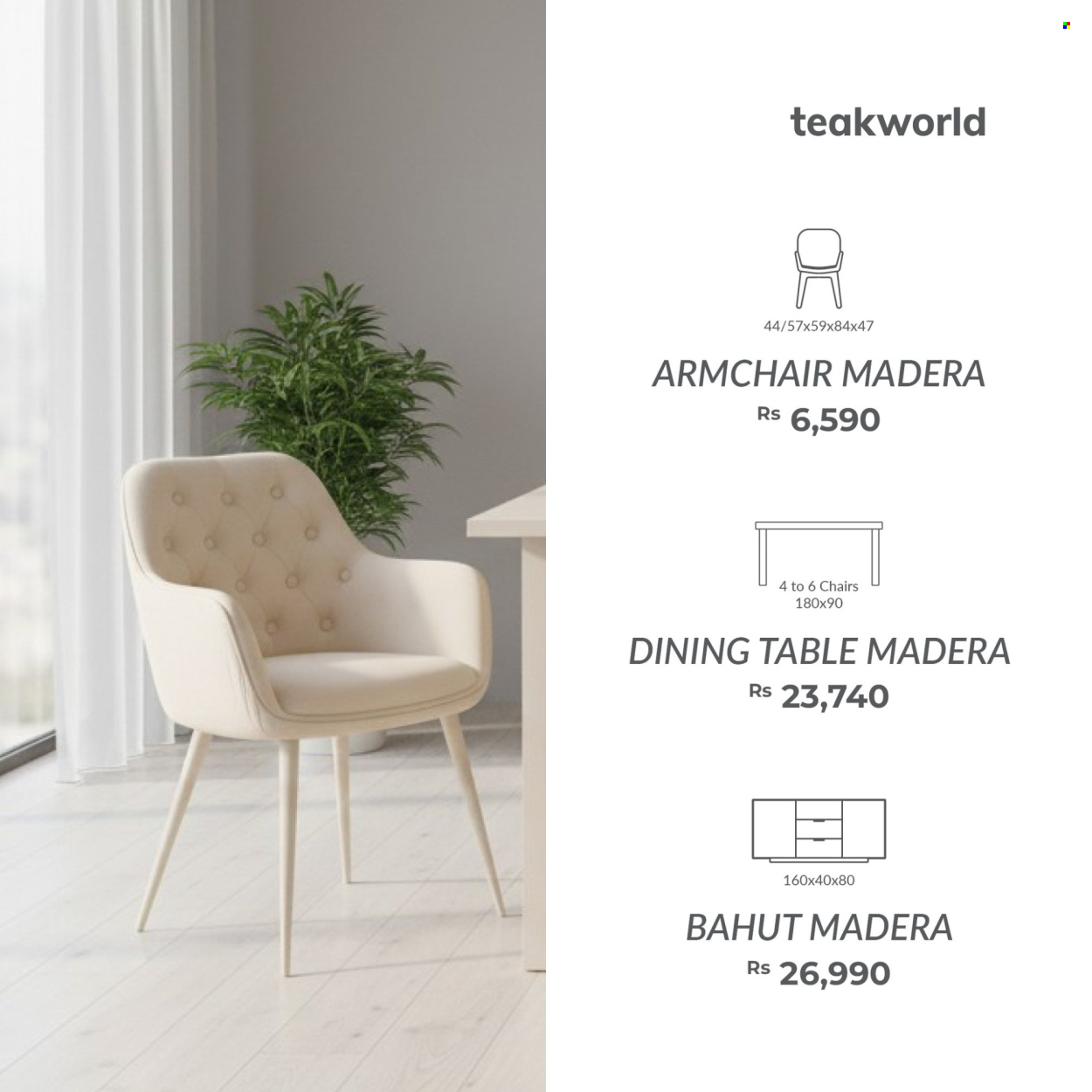 Teak World catalogue. Page 11