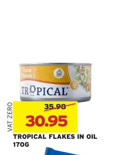 Tropical Flakes in Oil 170g