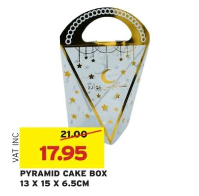 PYRAMID CAKE BOX