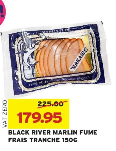 BLACK RIVER MARLIN FUME FRAIS TRANCHE 150G