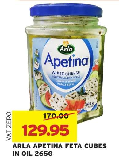 ARLA APETINA FETA CUBES IN OIL 265G