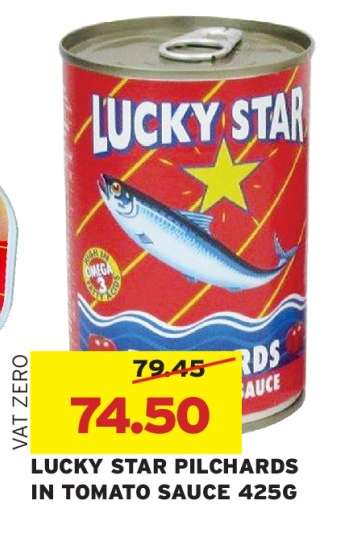 Lucky Star Pilchards in Tomato Sauce 425g