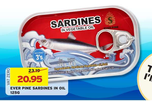 EVER PINE SARDINES IN OIL