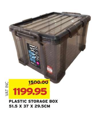 PLASTIC STORAGE BOX
