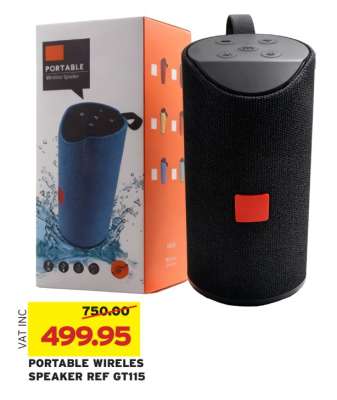 PORTABLE WIRELES SPEAKER REF GT115