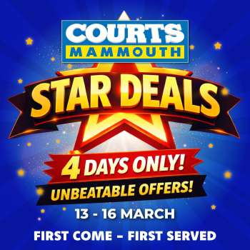 thumbnail - Courts Mammouth catalogue - Star deals