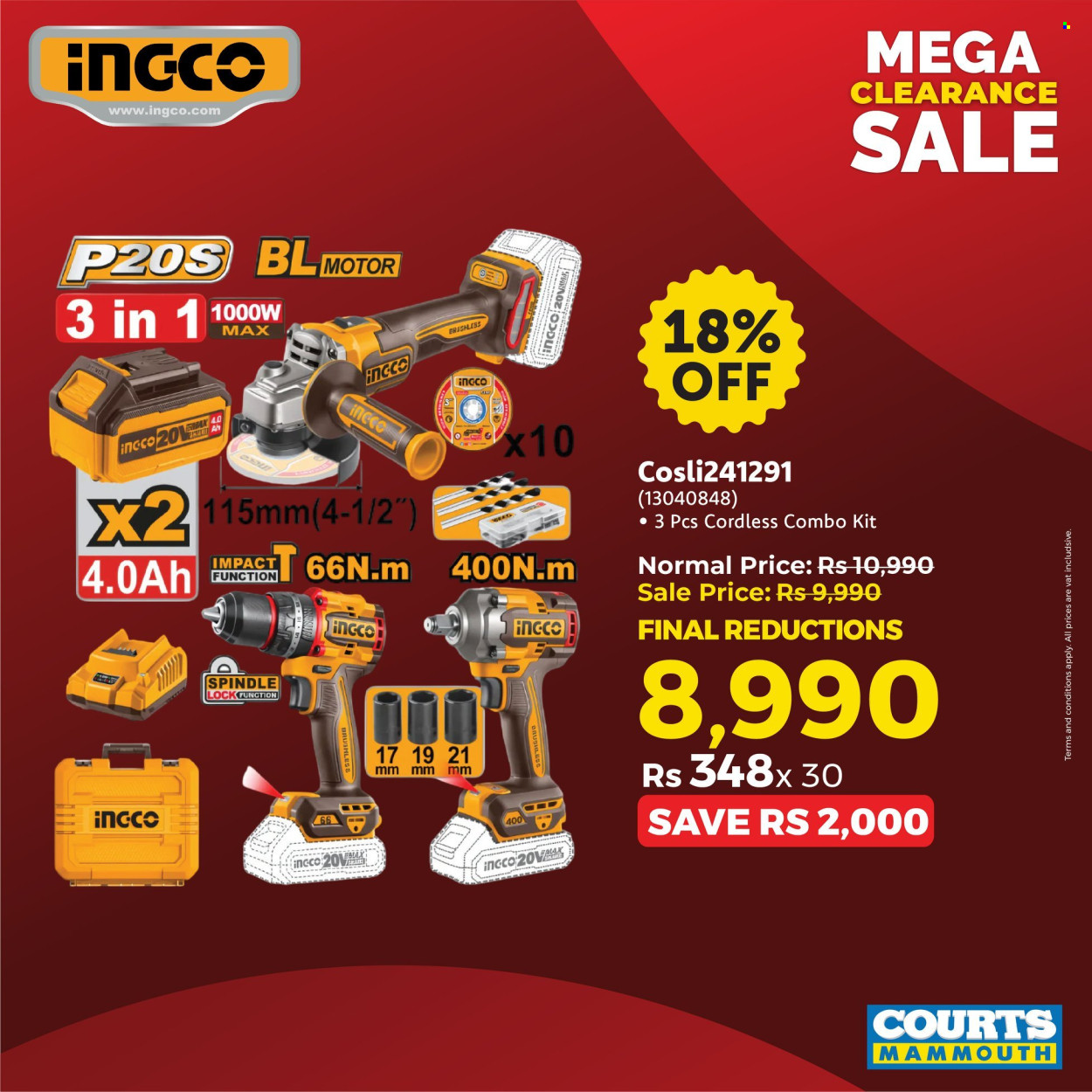 Courts Mammouth catalogue - 13.03.2026 - 19.03.2026. Page 1