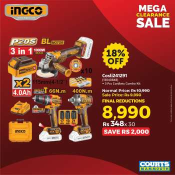 thumbnail - Courts Mammouth catalogue