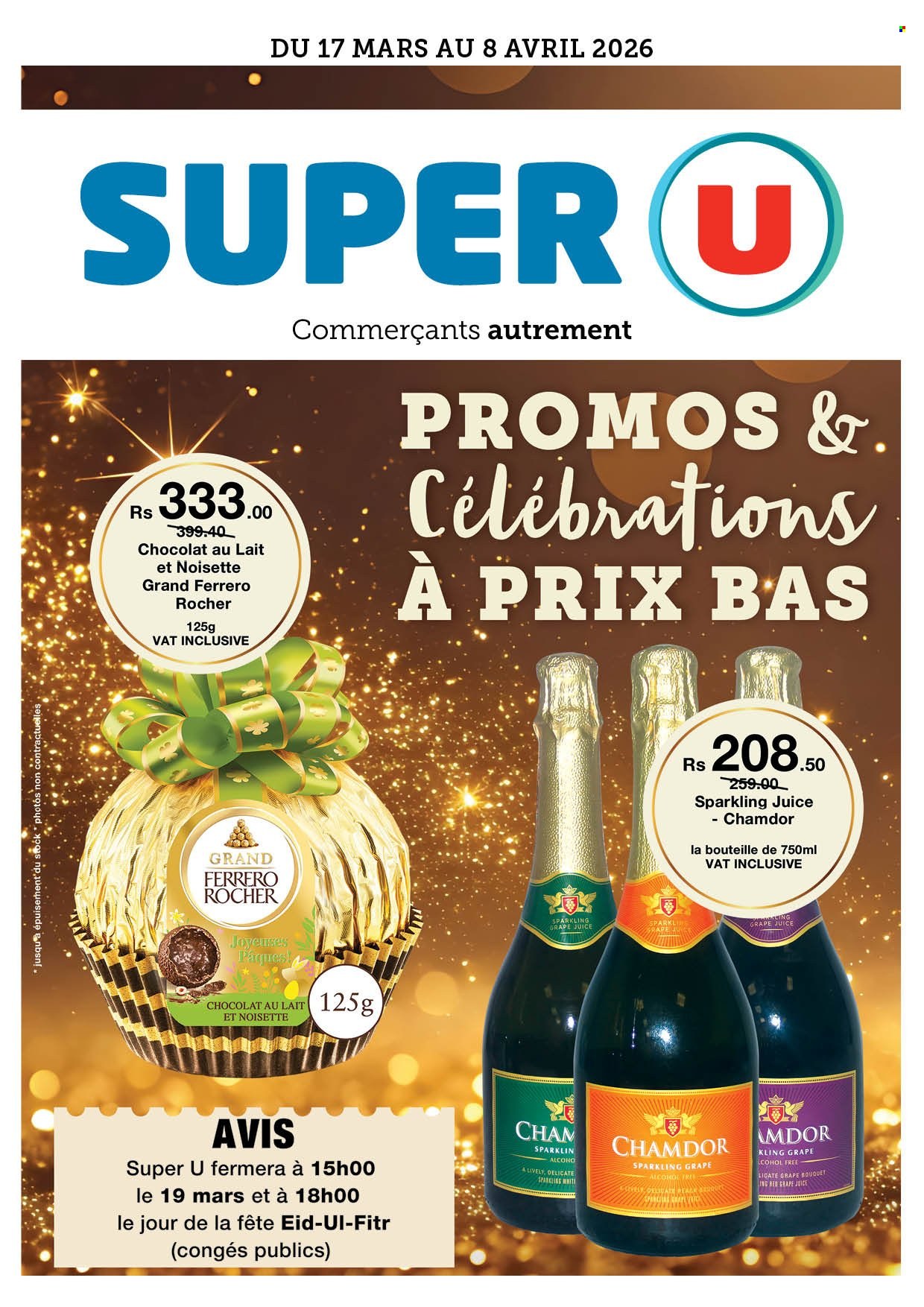 Super U catalogue - 17.03.2026 - 8.04.2026. Page 1