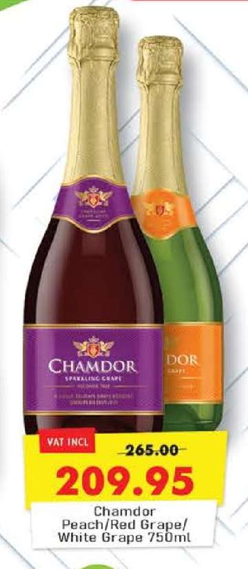 Chamdor Peach/Red Grape/White Grape 750ml