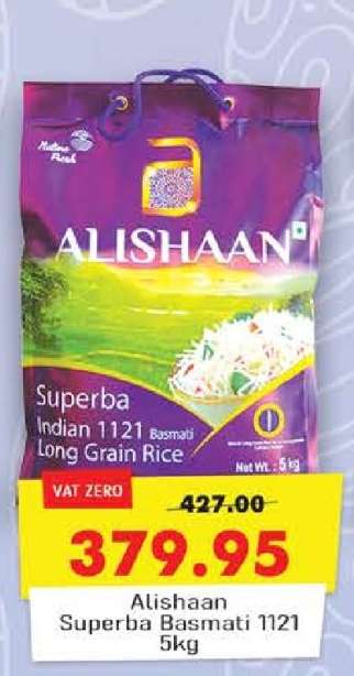 Alishaan Superba Basmati 1121 5kg