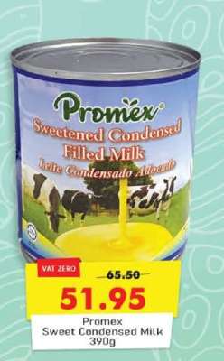 PROMEX SWEET CONDENSED MILK 390G