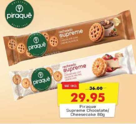 Piraque Supreme Chocolate/Cheesecake 80g