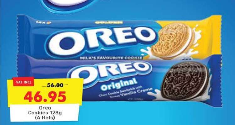 Oreo Cookies 128g (4 Refs)