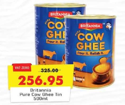Britannia Pure Cow Ghee Tin 500ml