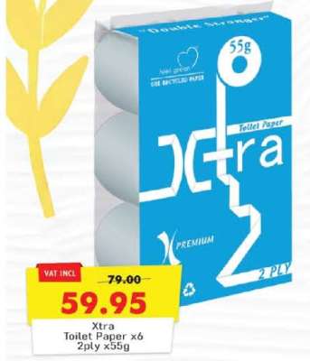 Xtra Toilet Paper x6