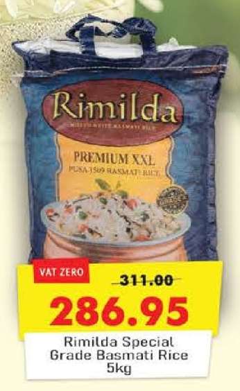 Rimilda Special Grade Basmati Rice 5kg