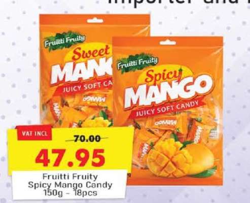 Fruitti Fruity Spicy Mango Candy