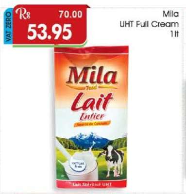 Mila UHT Full Cream 1lt