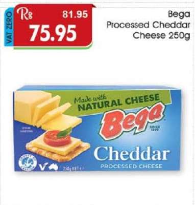 Bega Processed Cheddar Cheese 250g