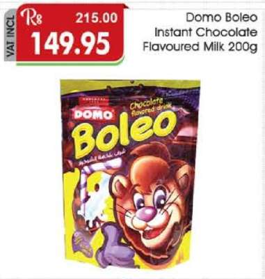 Domo Boleo Instant Chocolate Flavoured Milk 200g