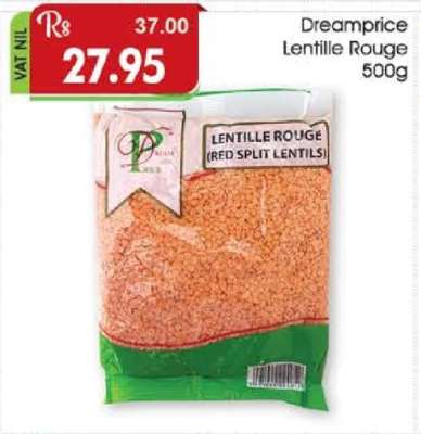 Dreamprice Lentille Rouge 500g