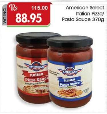 American Select Italian Pizza/Pasta Sauce 370g