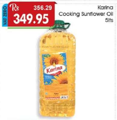 Karina Cooking Sunflower Oil 5lts
