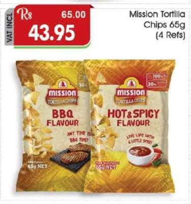 Mission Tortilla Chips 65g (4 Refs)