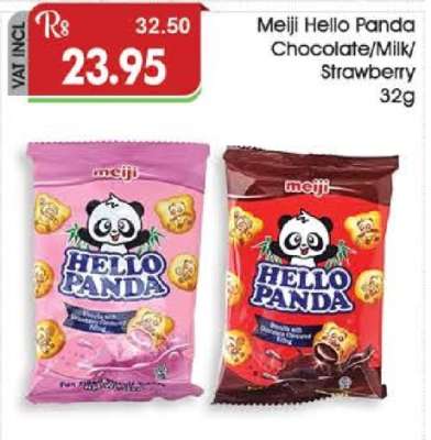 Meiji Hello Panda Chocolate/Milk/Strawberry 32g