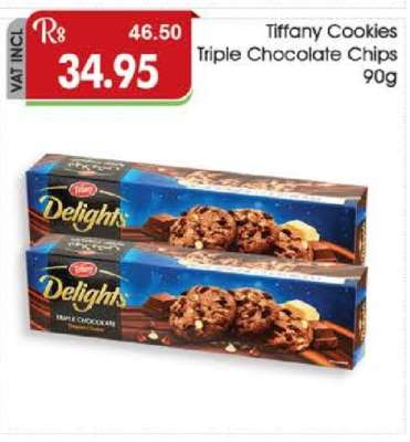 Tiffany Cookies Triple Chocolate Chips