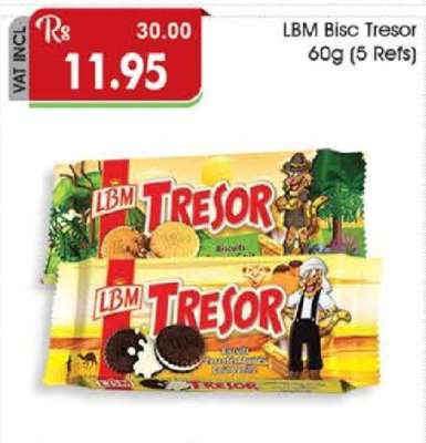 LBM Bisc Tresor 60g (5 Refs)