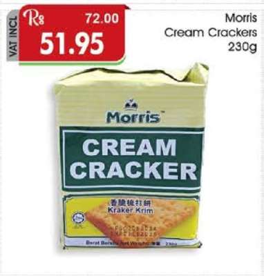 Morris Cream Crackers 230g