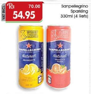 Sanpellegrino Sparkling 330ml (4 Refs)