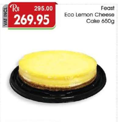 Feast Eco Lemon Cheese Cake 650g