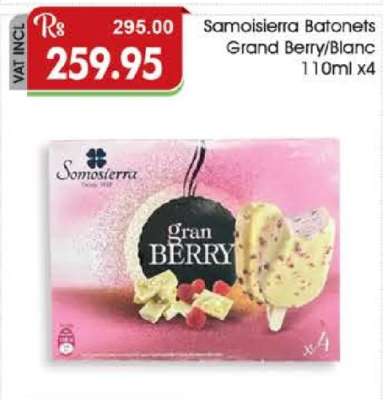 Somoisierra Batonets Grand Berry/Blanc 110ml x4