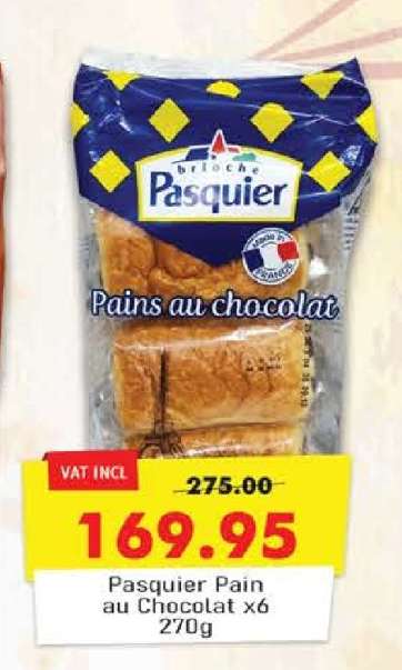 Pasquier Pain Au Chocolat x6 270g