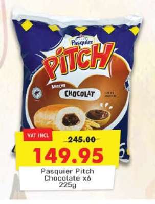 Pasquier Pitch Chocolate x6