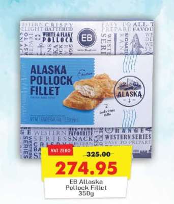 EB Allaska Pollock Fillet 350g